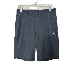 Hurley Shorts Mens 30 Black 9in Lightweight Stretch Outdoors Golf Chino Workout